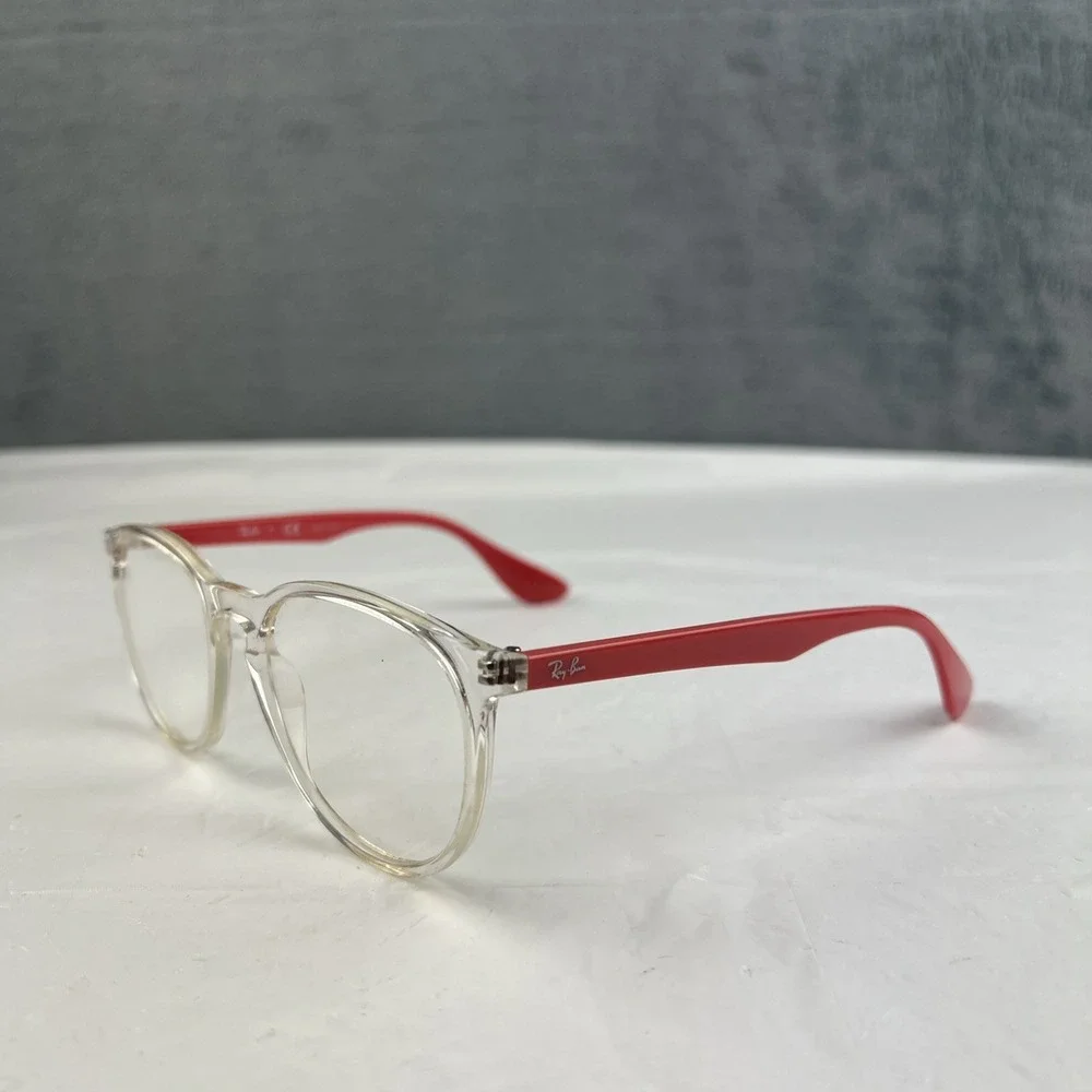 Ray-Ban RB7046 5950 Eyeglasses Clear Coral 51-18-140 Frames Only EUC
